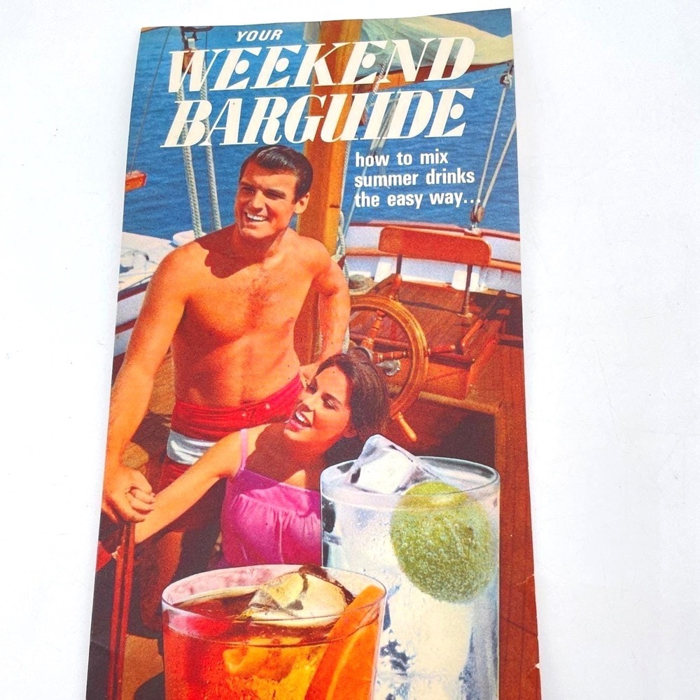 Vintage Southern Comfort Weekend wBar Guide Cocktail Recipe Booklet Mid Century